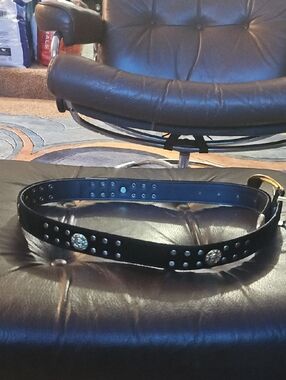 Versace Medusa Medallion Belt Size Small